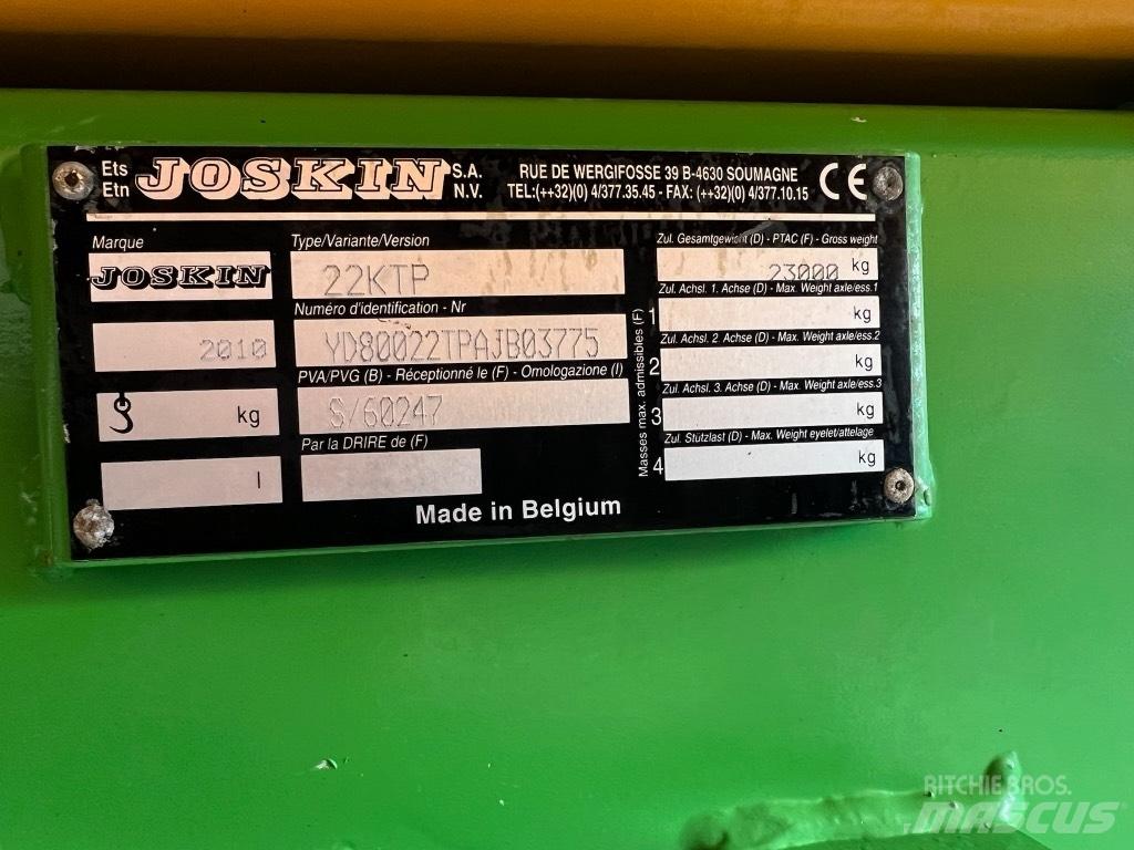 Joskin 22KTP Billenő pótkocsik