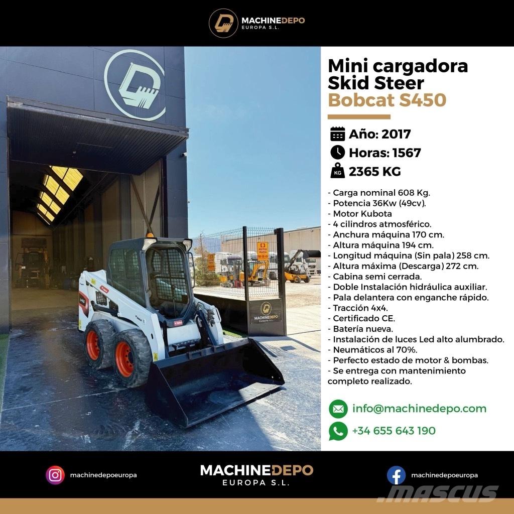 Bobcat S 450 Kompaktrakodók