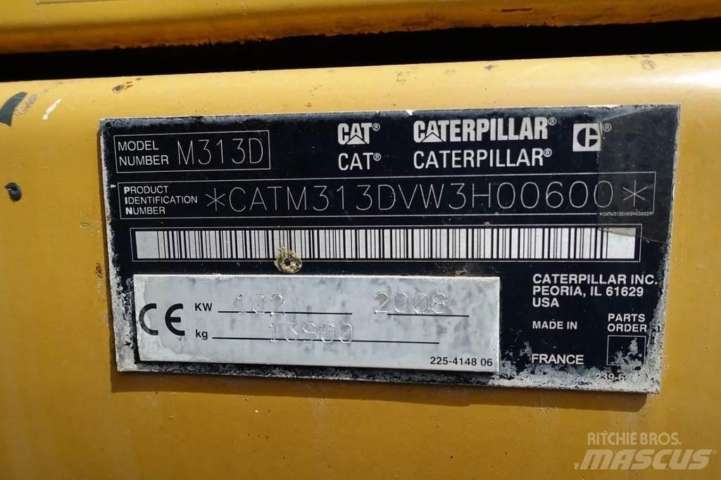 CAT M313 D Gumikerekes kotrók