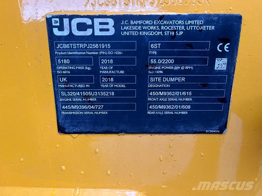JCB 6 ST-1 Mezei dömperek