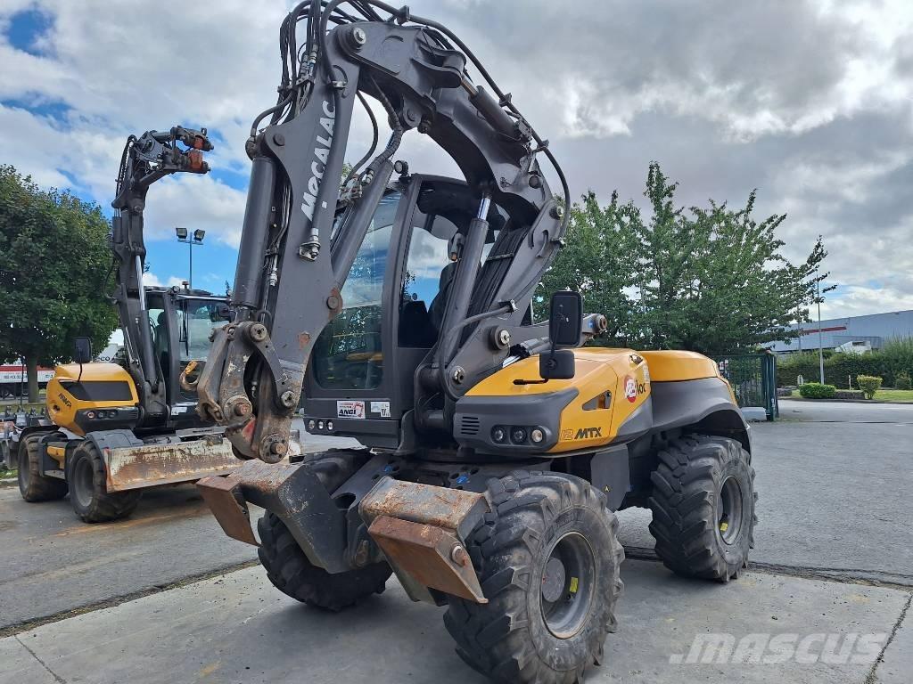 Mecalac 12 MTX Gumikerekes kotrók