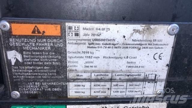 Hyster H 4.0 FT 5 Dízel targoncák