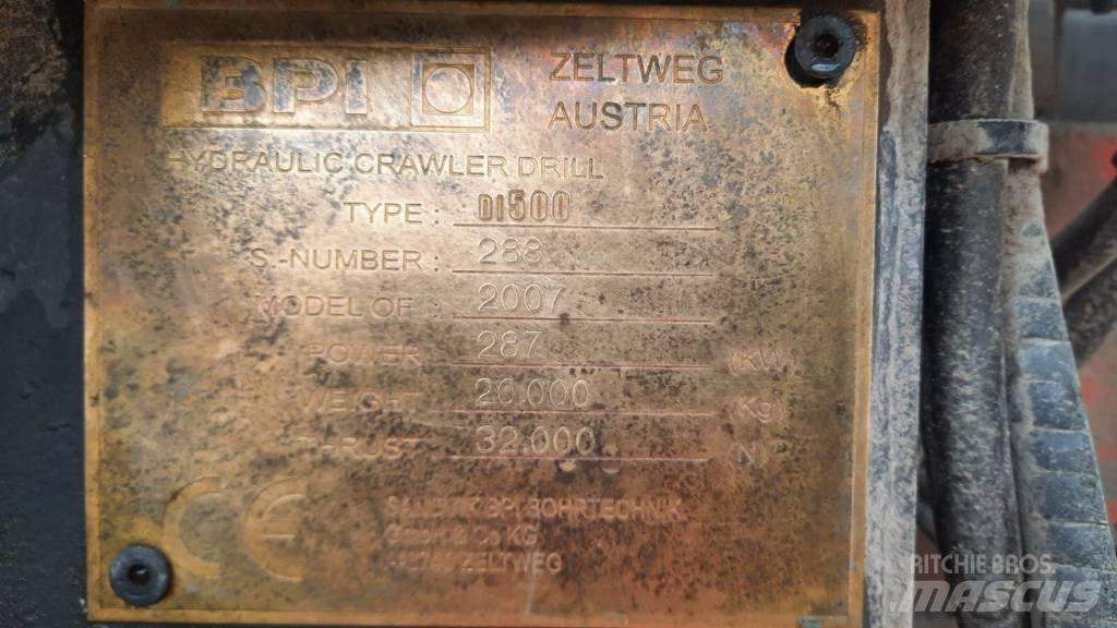 Sandvik DI 500 Nagy teljesítményű fúrók