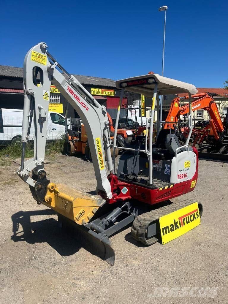 Takeuchi TB216 Mini kotrók < 7t