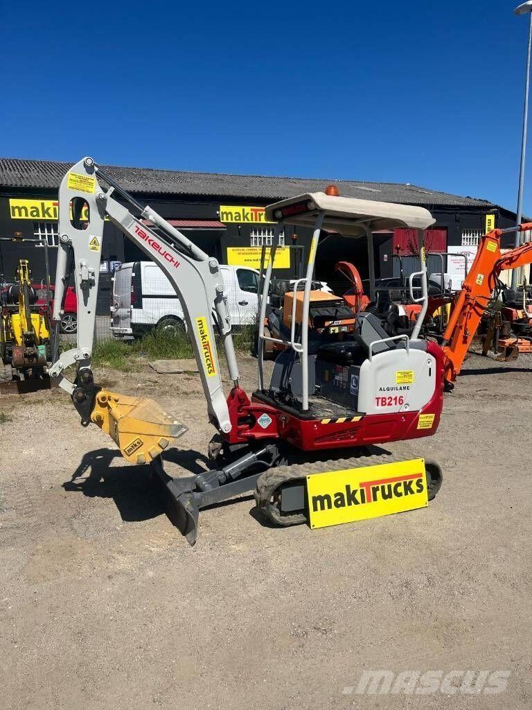 Takeuchi TB216 Mini kotrók < 7t