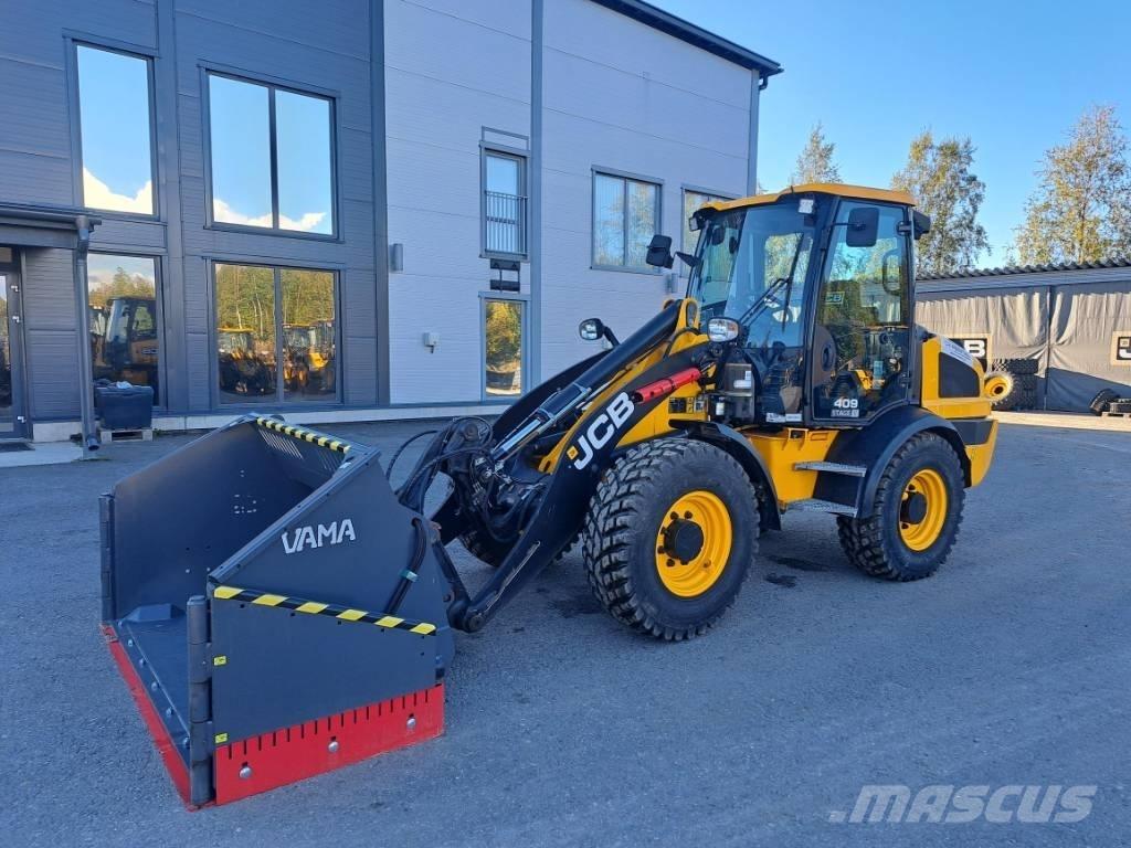 JCB 409 Gumikerekes homlokrakodók