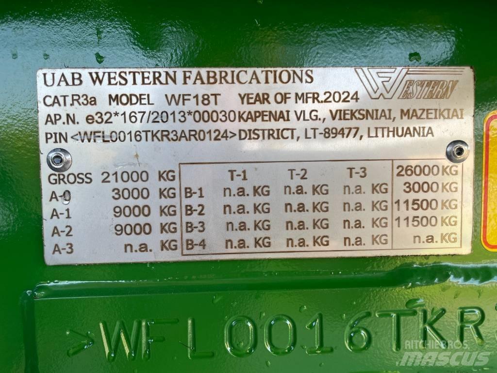Western WF18T Billenő Mezőgazdasági pótkocsik