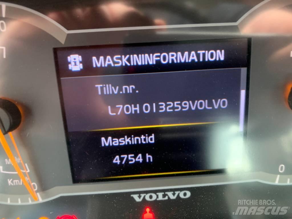 Volvo L70H Gumikerekes homlokrakodók