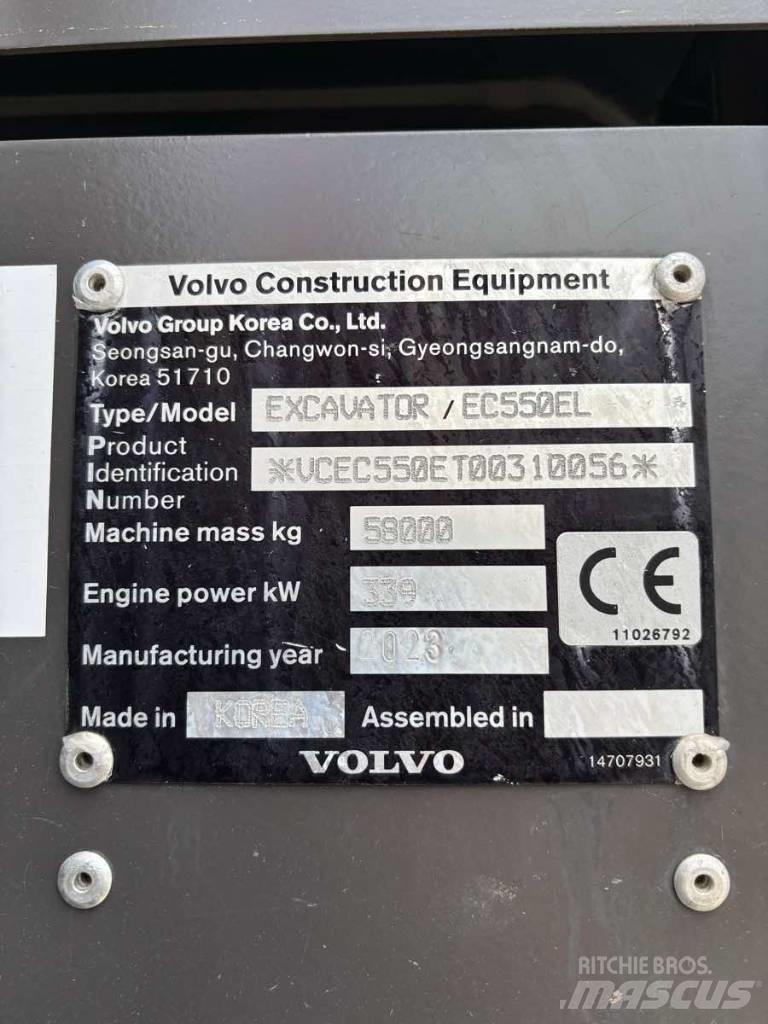 Volvo EC550EL Lánctalpas kotrók