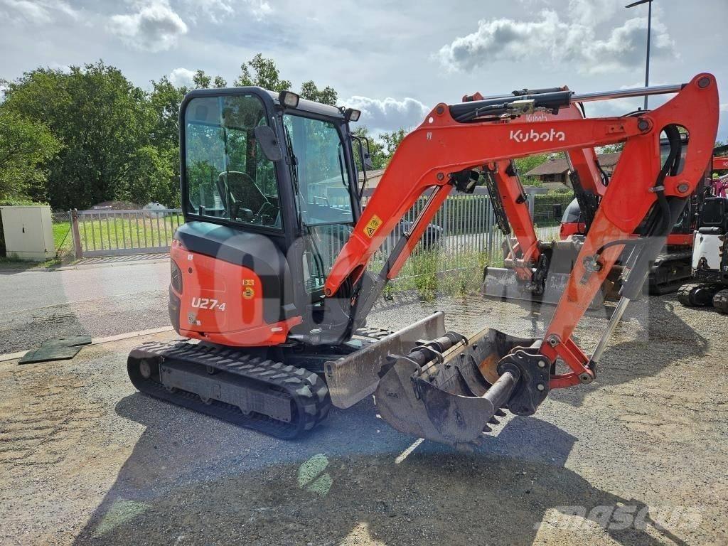 Kubota U 27 Mini kotrók < 7t