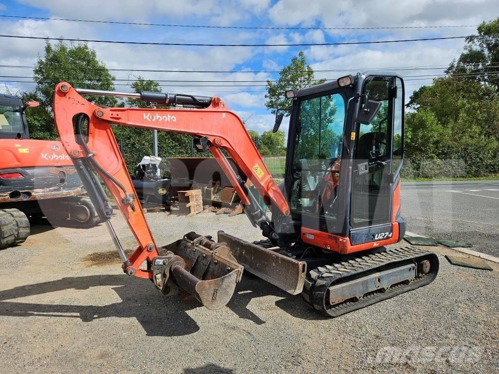 Kubota U 27 Mini kotrók < 7t