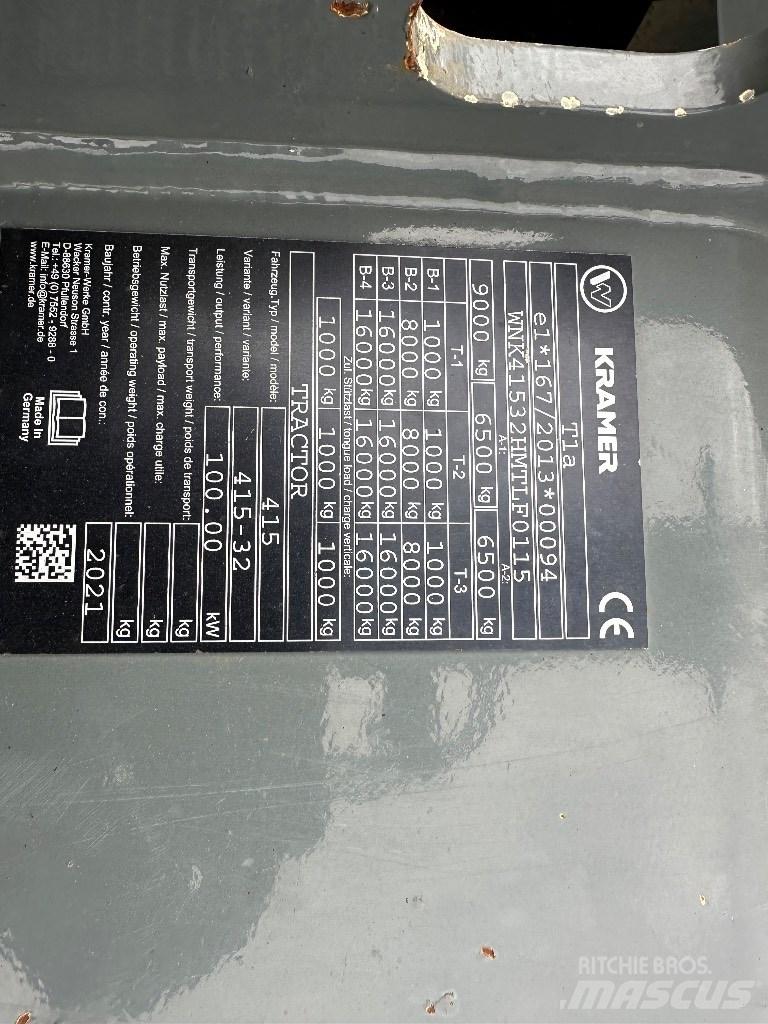 Kramer KT365 Teleszkópos mezőgazdasági rakodók