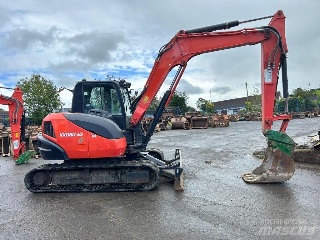 Kubota KX080-4 Közepes (midi) kotrók 7 t - 12 t