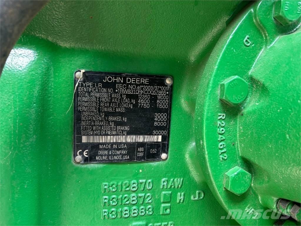 John Deere 8310R Traktorok