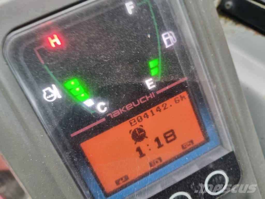 Takeuchi TB 216 Mini kotrók < 7t