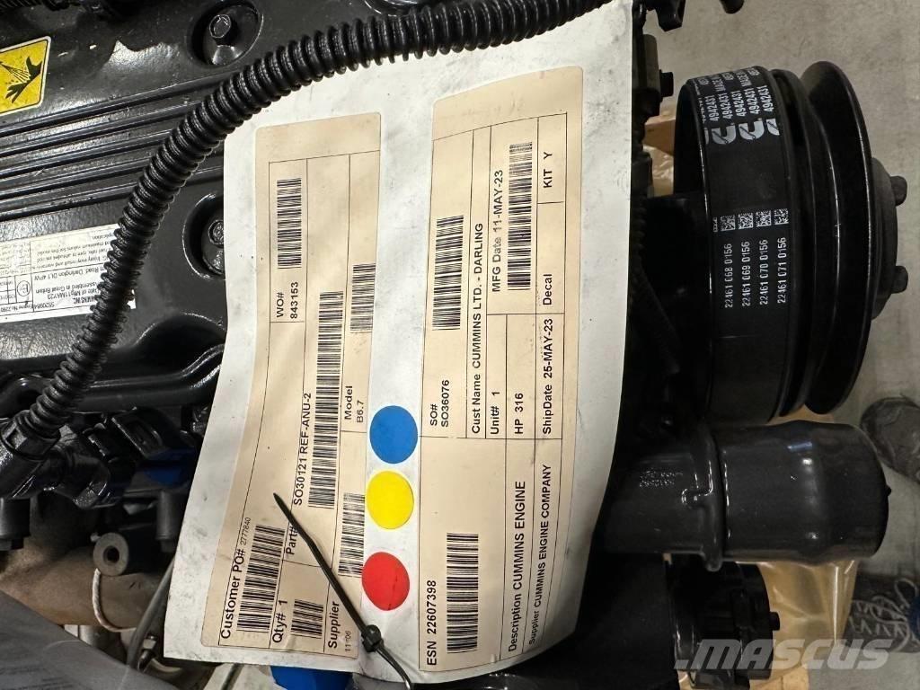 Cummins B6.7 FR95272 Egyéb mezőgazdasági gépek