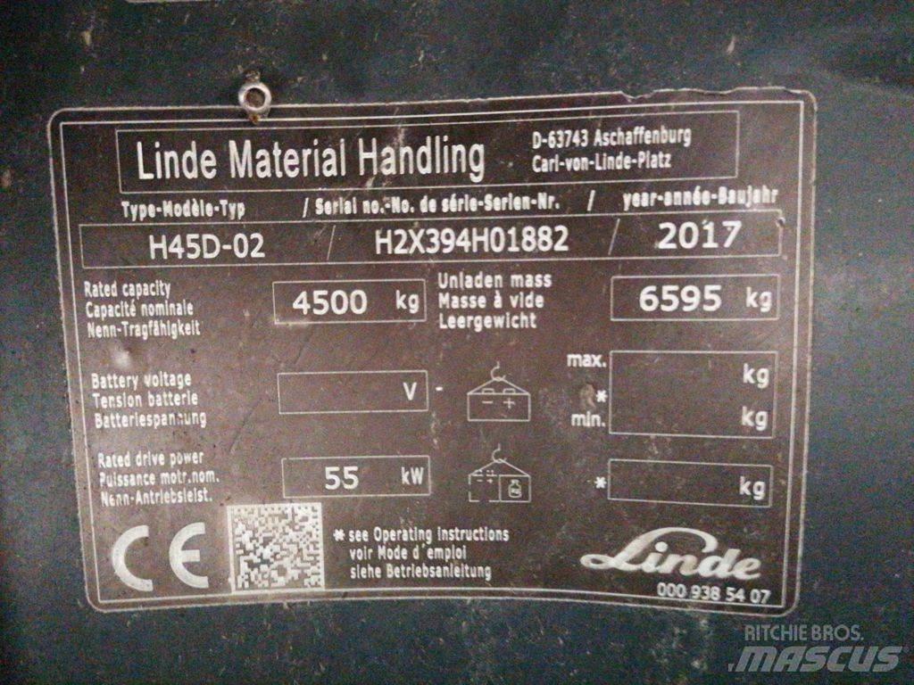 Linde H45D-02 Dízel targoncák