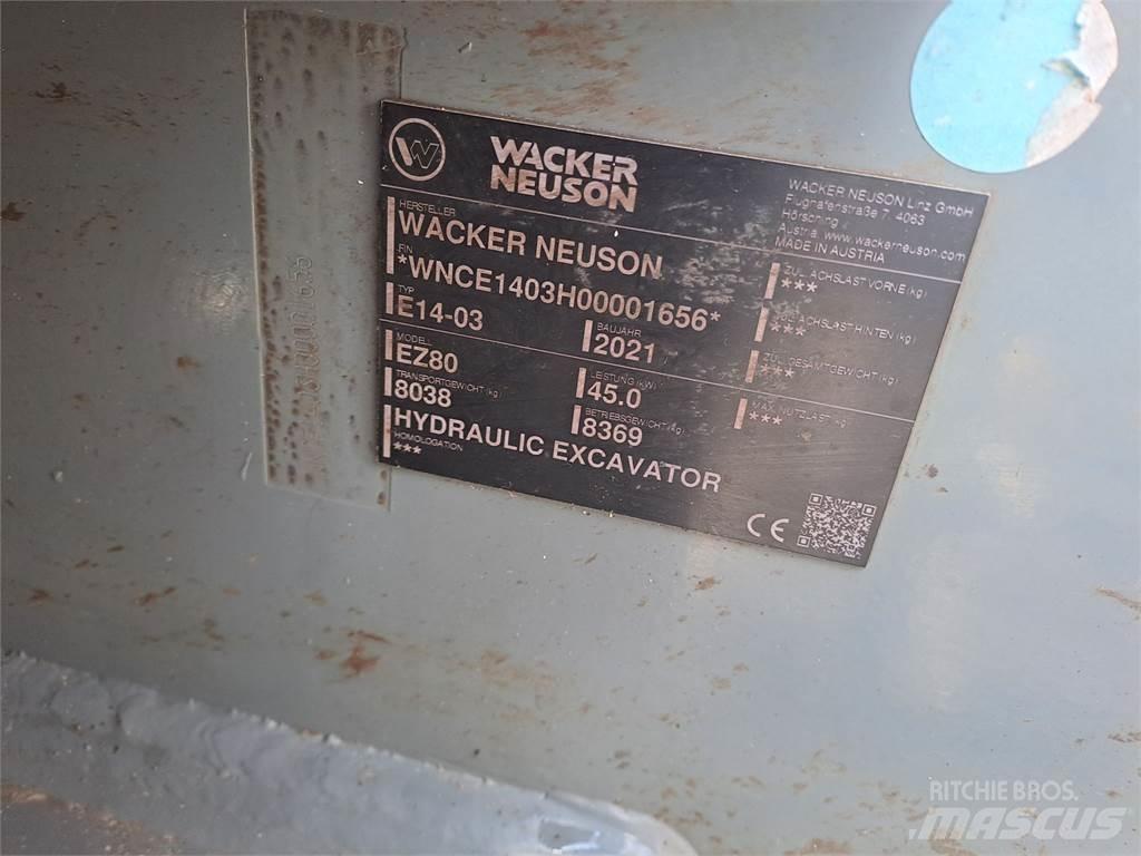 Wacker Neuson EZ80 Lánctalpas kotrók