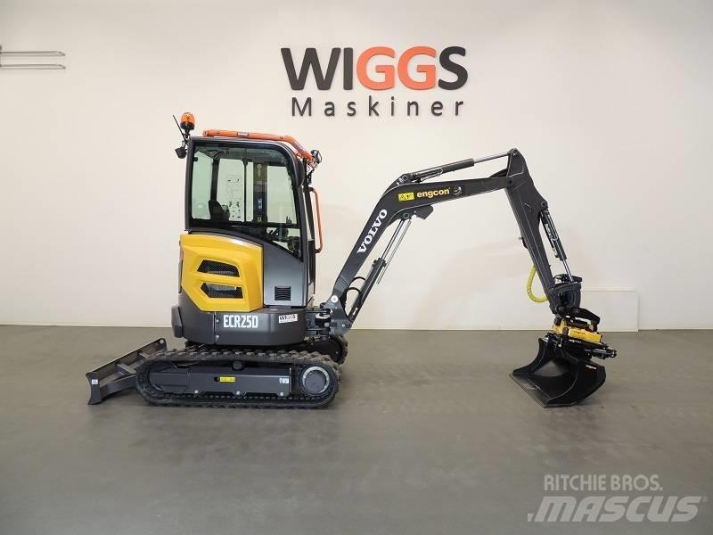 Volvo ECR25D Mini kotrók < 7t