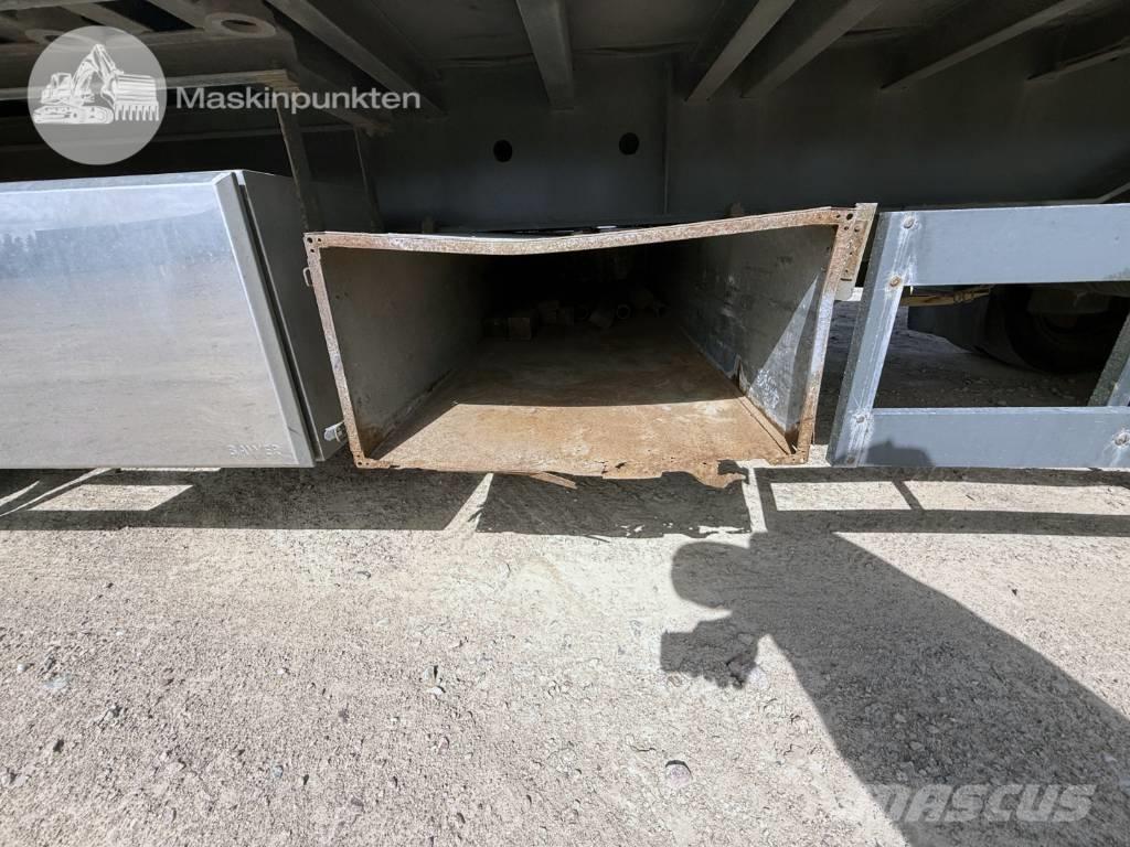 Meusburger MPA-4 Platós / Ponyvás pótkocsik