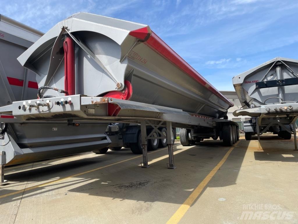  OSW 4 Axle Side Dump Billenő pótkocsik