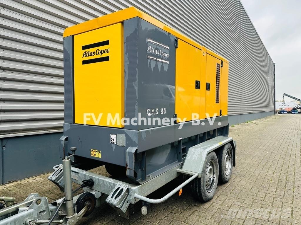 Atlas Copco QAS 80 Dízel áramfejlesztők