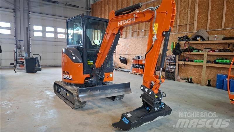 Hitachi ZX 26 U-6 Mini kotrók < 7t