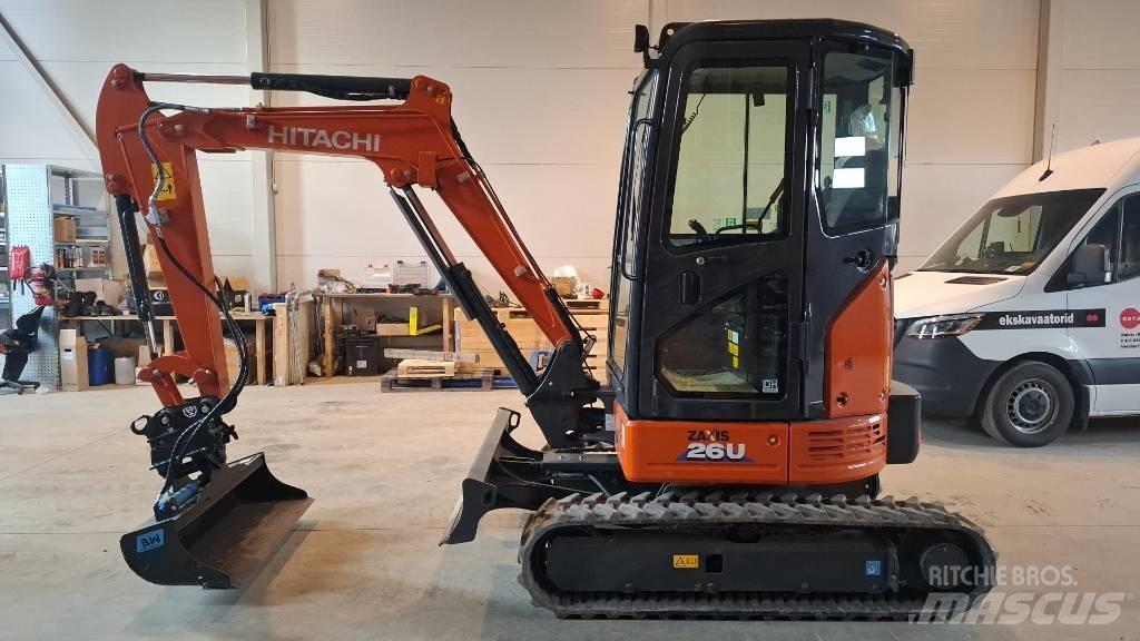 Hitachi ZX 26 U-6 Mini kotrók < 7t