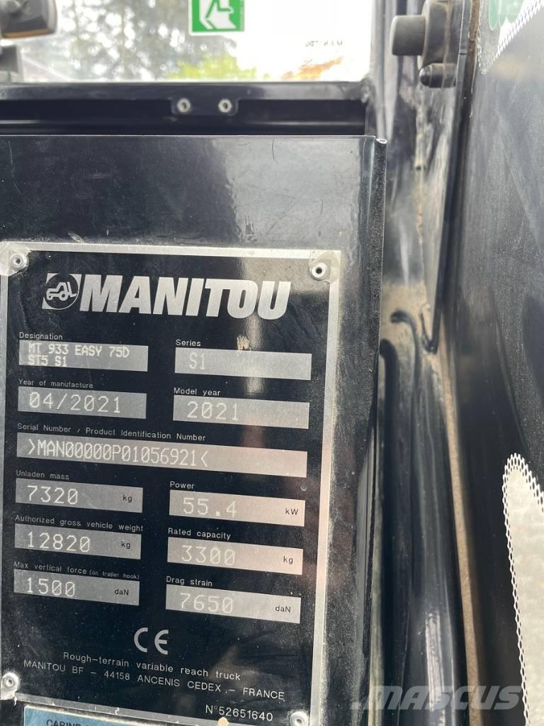 Manitou MT 933 Easy Teleszkópos rakodók