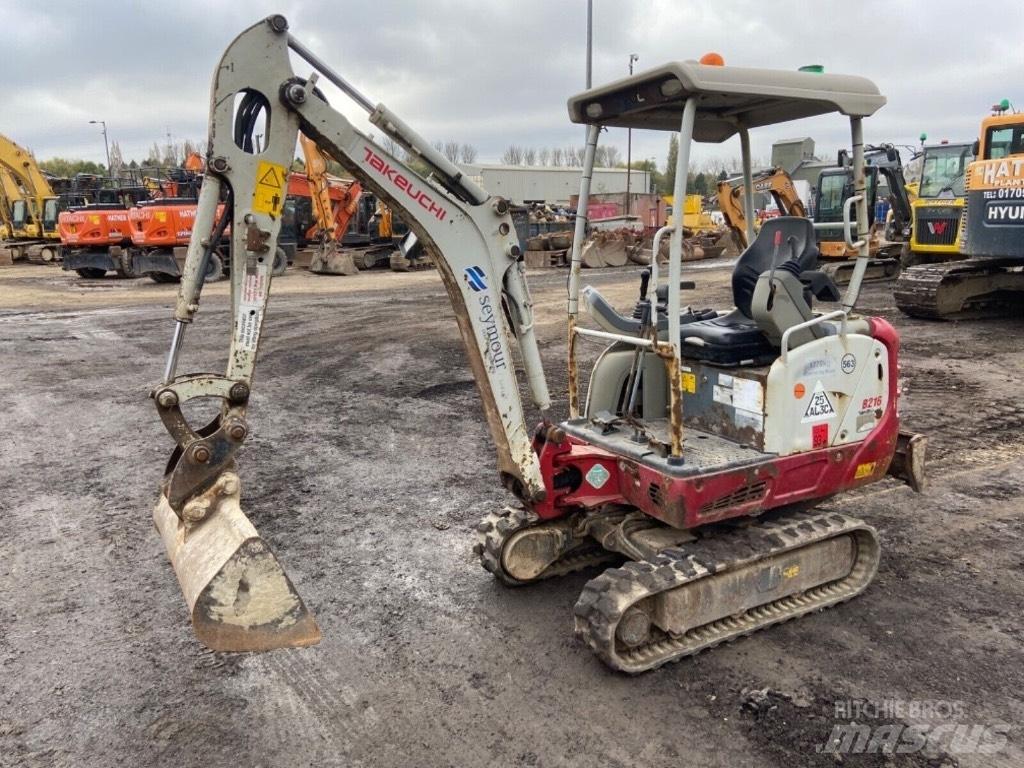 Takeuchi TB 216 Mini kotrók < 7t
