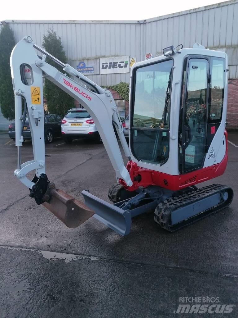 Takeuchi TB216 Mini kotrók < 7t