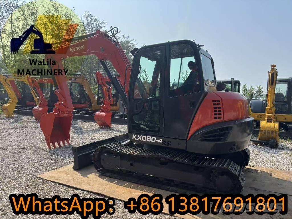 Kubota KX 080-4 Mini kotrók < 7t