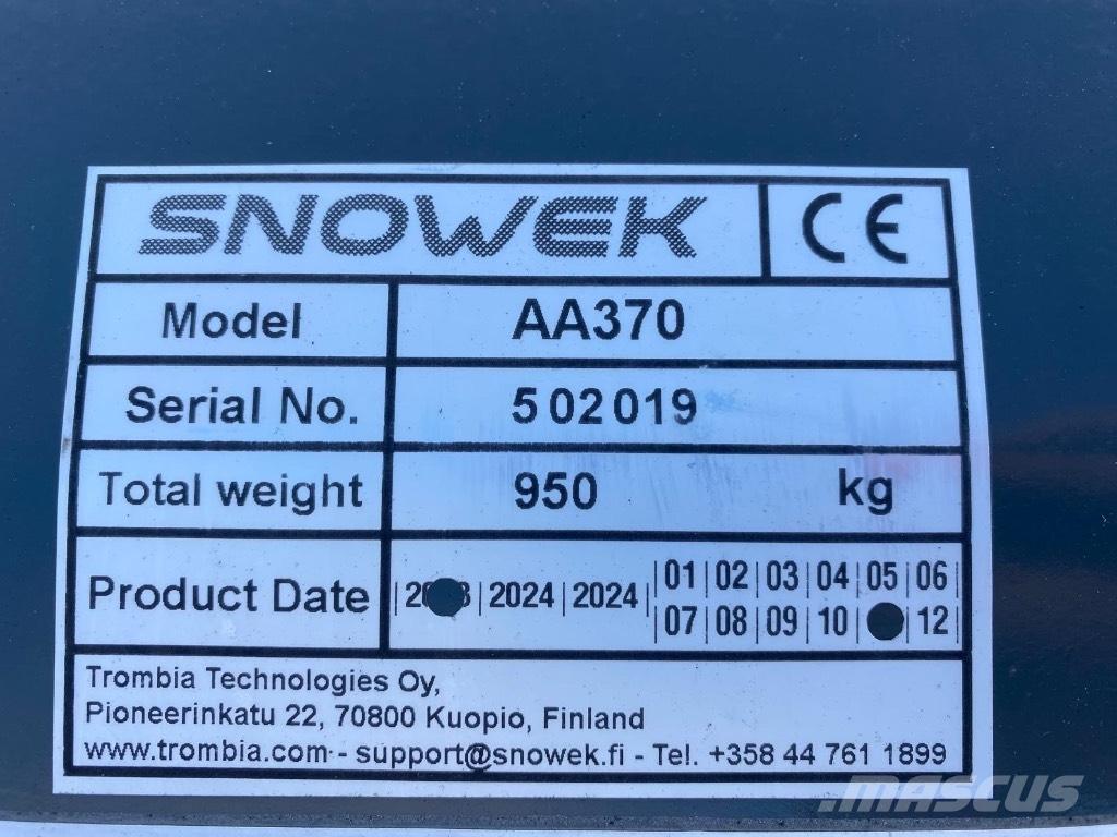 Snowek AA 370 Hóeltakarítók