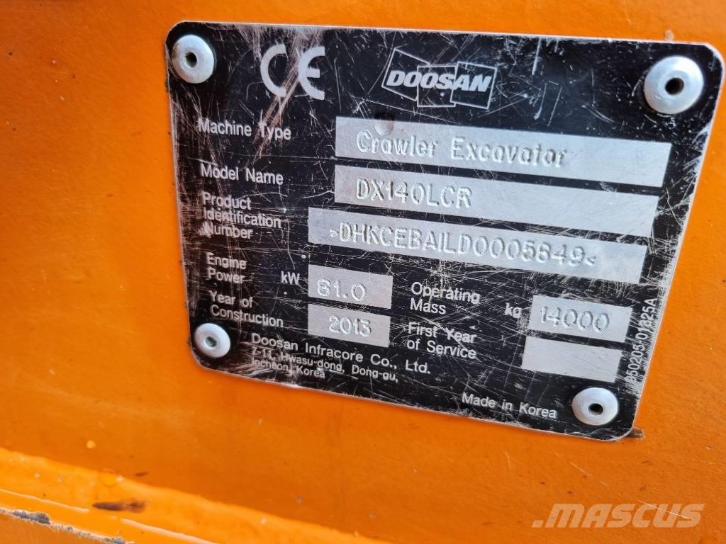 Doosan DX 140 LCR Erdészeti Kotrók