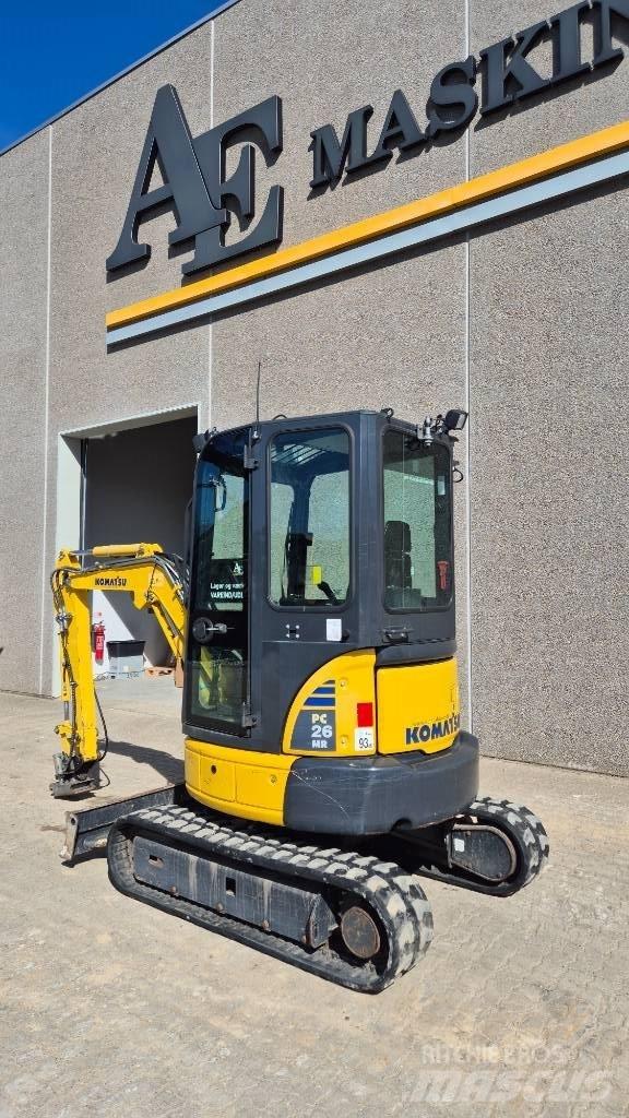 Komatsu PC 26 MR-3 Mini kotrók < 7t