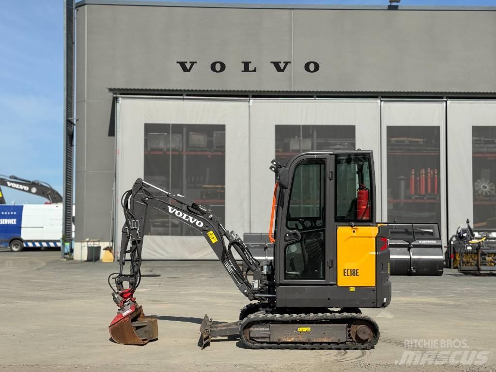 Volvo EC 18 E Mini kotrók < 7t