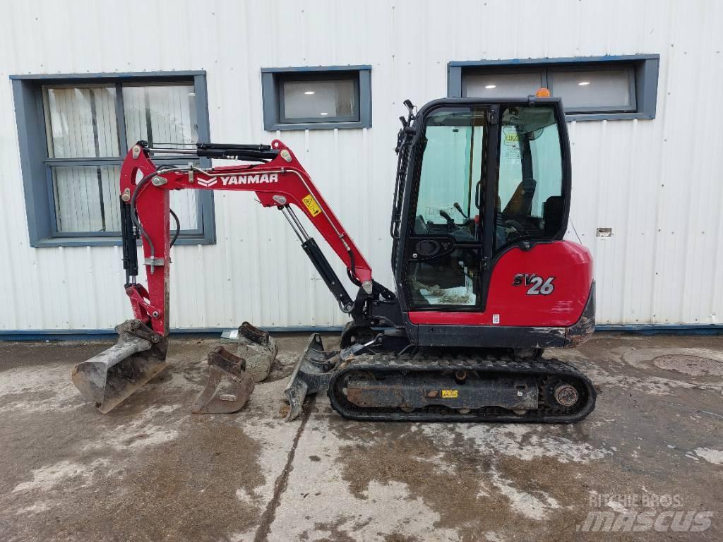 Yanmar SV26 Mini kotrók < 7t