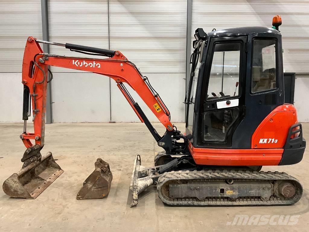 Kubota KX 71-3 Mini kotrók < 7t