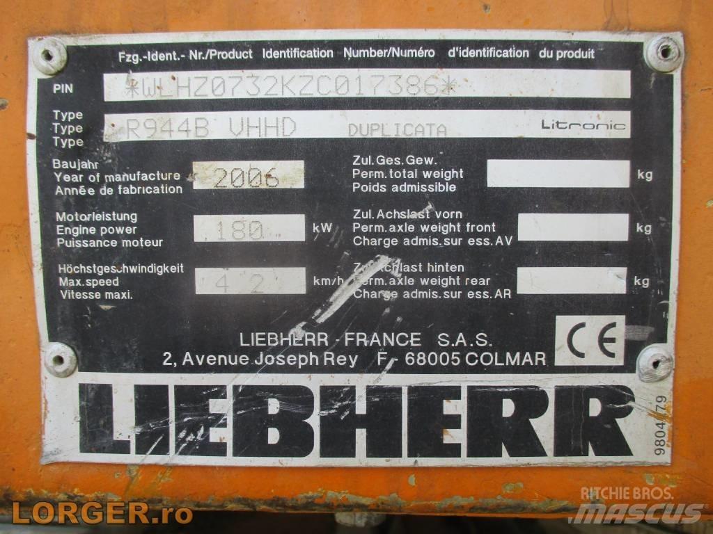 Liebherr R 944B VHHD Bontásra használt kotrók