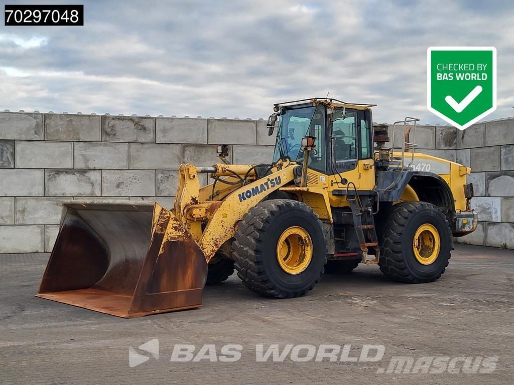 Komatsu WA470 -7 Gumikerekes homlokrakodók