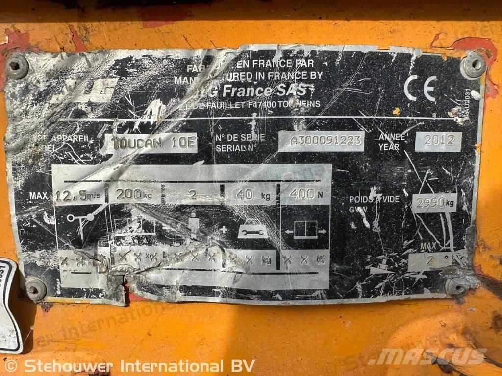 JLG Toucan 10E Egyéb felvonók és állványok