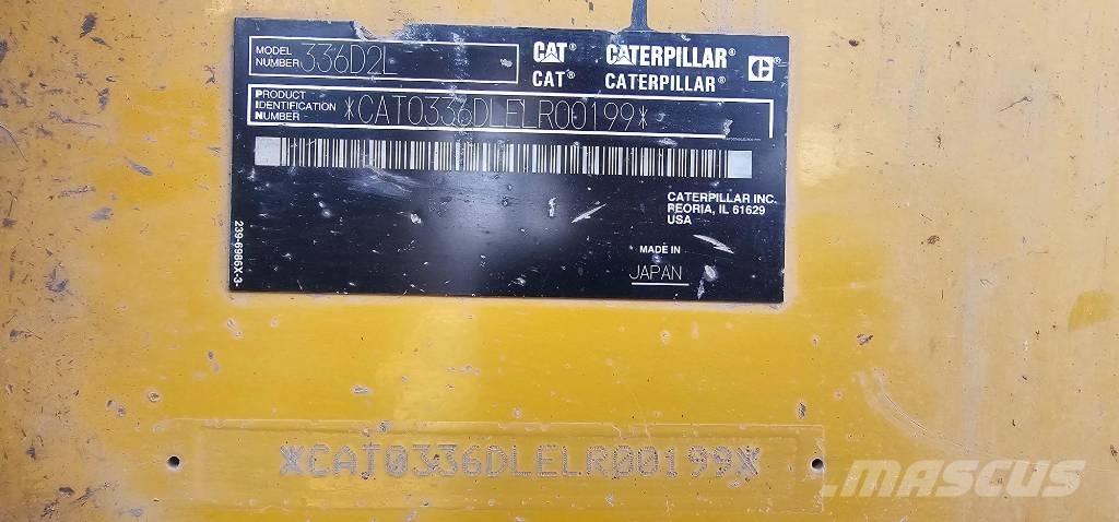 CAT 336D2L Lánctalpas kotrók