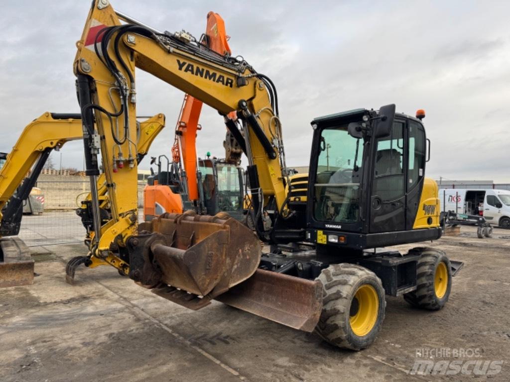 Yanmar B95W (40667) Gumikerekes kotrók