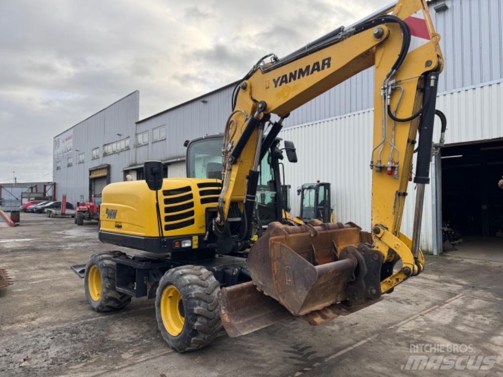 Yanmar B95W (40667) Gumikerekes kotrók