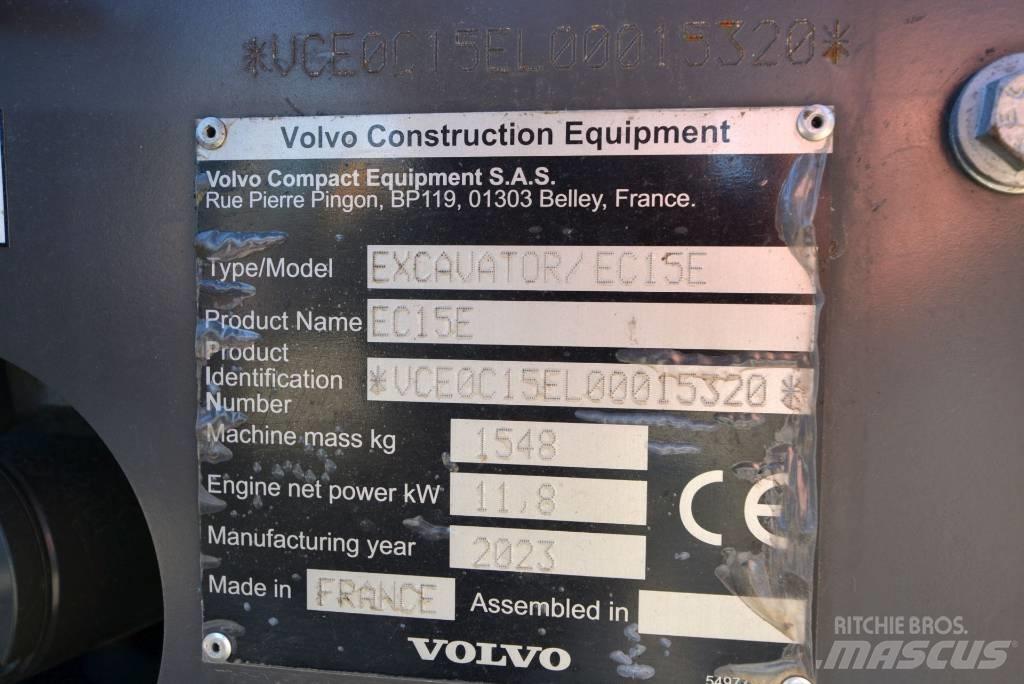 Volvo EC 15 E Mini kotrók < 7t