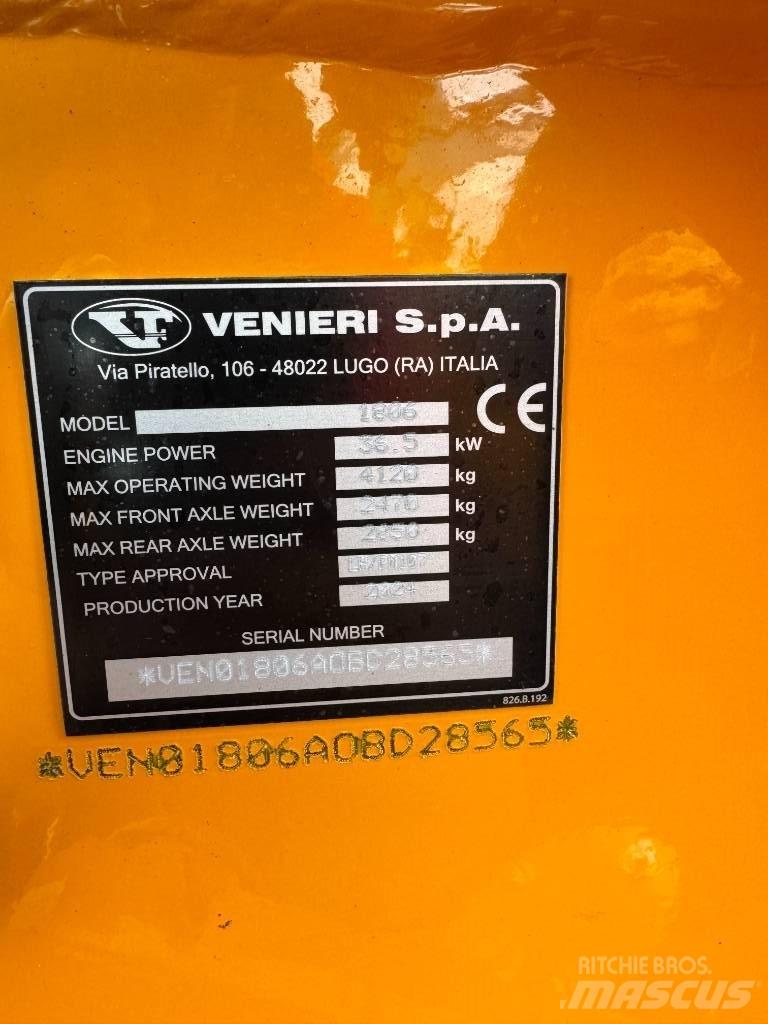 Venieri 1.63 D Gumikerekes homlokrakodók