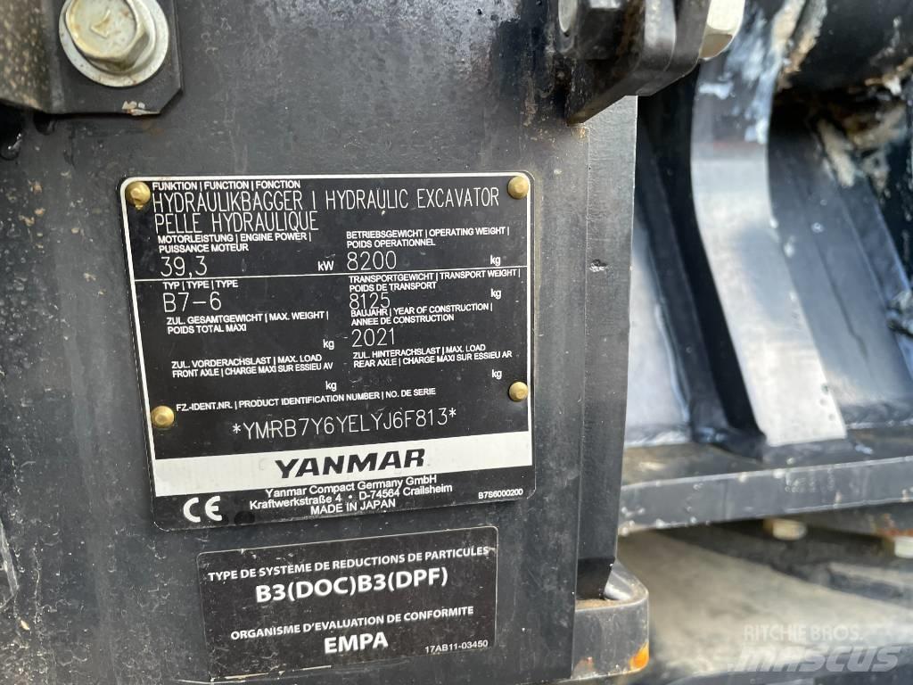 Yanmar B7 Közepes (midi) kotrók 7 t - 12 t