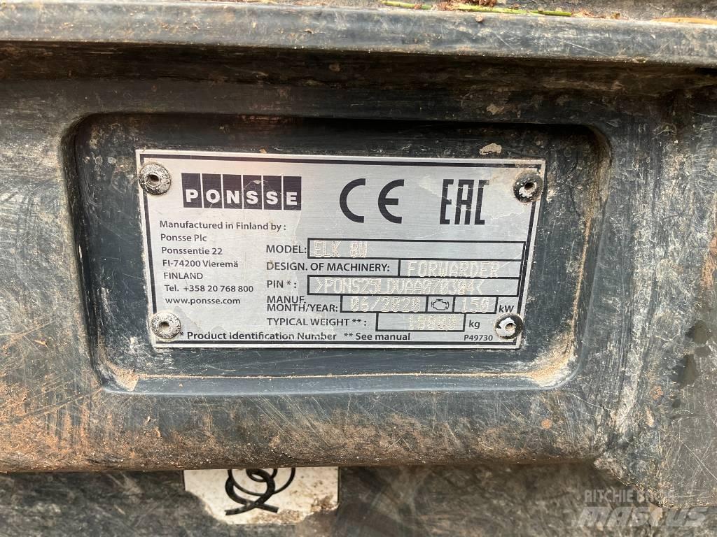 Ponsse ELK 8W Kihordók