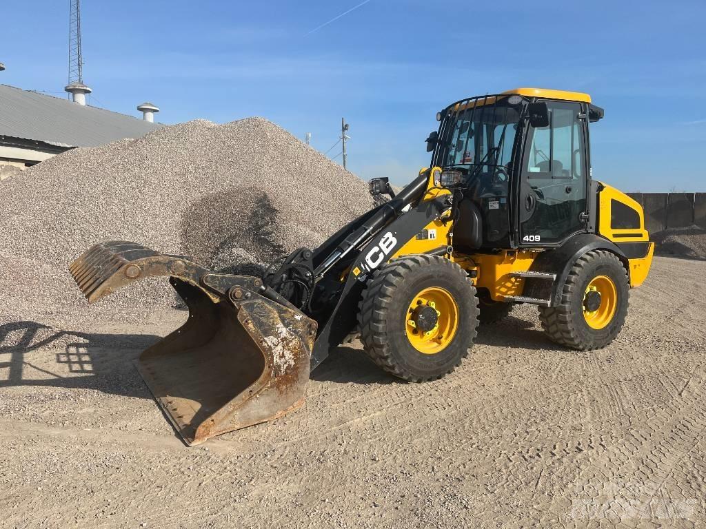 JCB 409 T4 Gumikerekes homlokrakodók