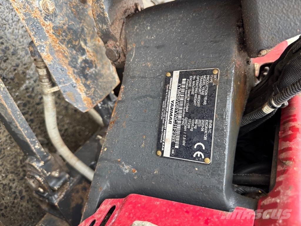 Yanmar SV08 (1F239) Mini kotrók < 7t
